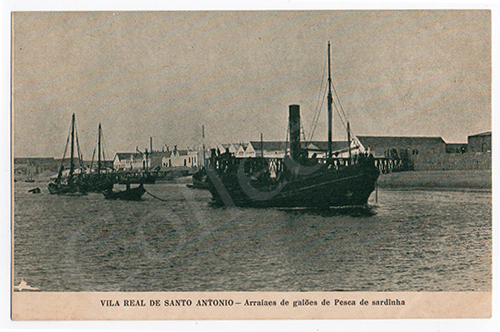 Postal antigo de Vila Real de Santo António