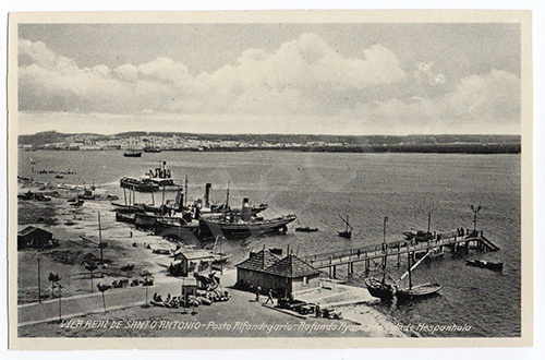 Postal antigo de Vila Real de Santo António