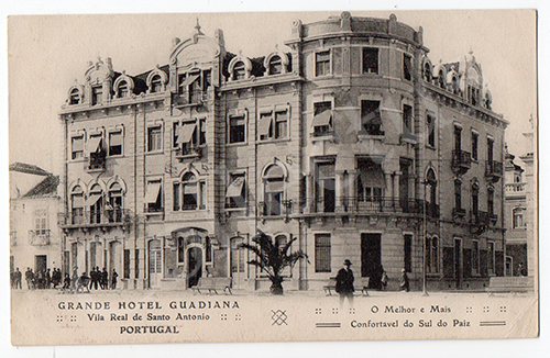 Postal antigo de Vila Real de Santo António