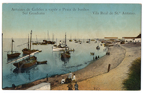 Postal antigo de Vila Real de Santo António