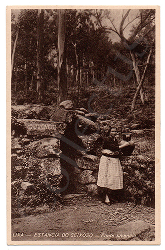 Postal antigo da Lixa