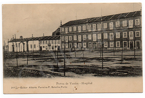 Postal antigo da Póvoa de Varzim