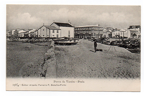 Postal antigo da Póvoa de Varzim