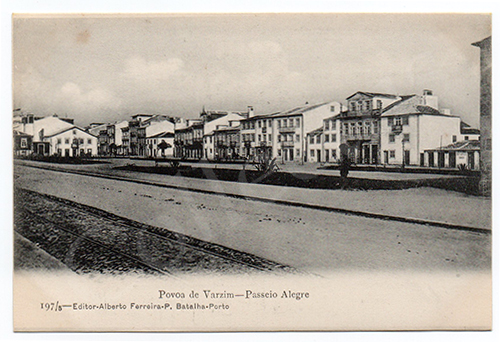 Postal antigo da Póvoa de Varzim