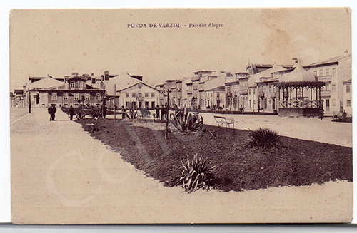 Postal antigo da Póvoa de Varzim