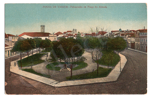 Postal antigo da Póvoa de Varzim