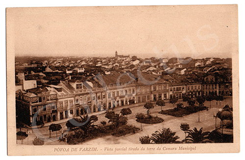 Postal antigo da Póvoa de Varzim
