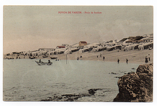 Postal antigo da Póvoa de Varzim