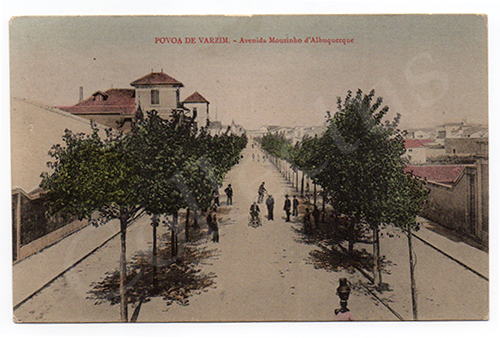 Postal antigo da Póvoa de Varzim