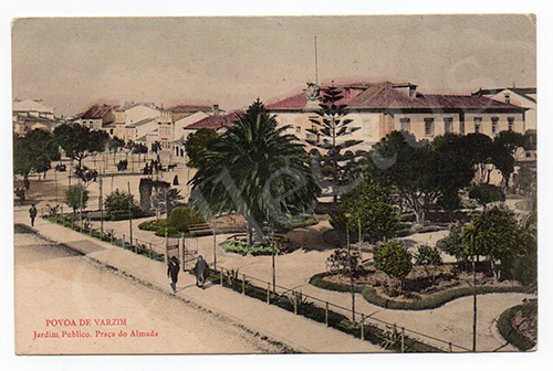 Postal antigo da Póvoa de Varzim