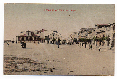 Postal antigo da Póvoa de Varzim