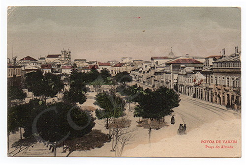 Postal antigo da Póvoa de Varzim