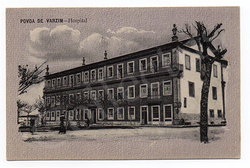 Postal antigo da Póvoa de Varzim