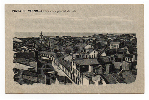 Postal antigo da Póvoa de Varzim