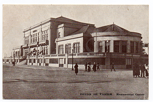 Postal antigo da Póvoa de Varzim