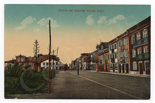 Postal antigo da Póvoa de Varzim