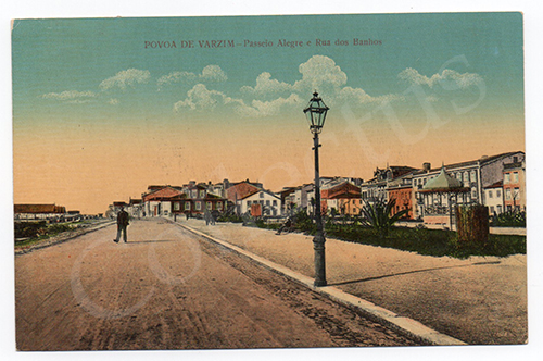 Postal antigo da Póvoa de Varzim