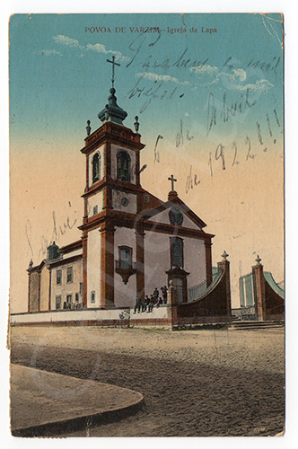 Postal antigo da Póvoa de Varzim