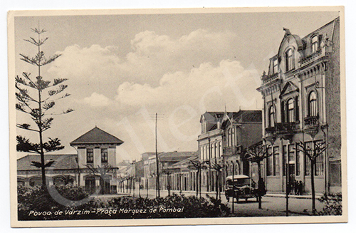 Postal antigo da Póvoa de Varzim