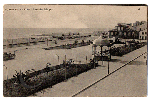 Postal antigo da Póvoa de Varzim