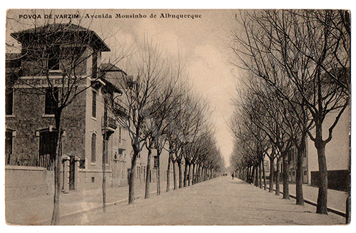 Postal antigo da Póvoa de Varzim