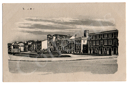 Postal antigo da Póvoa de Varzim