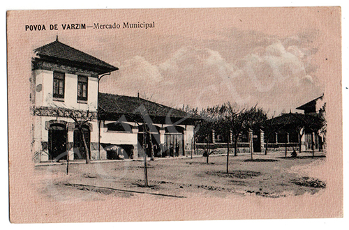 Postal antigo da Póvoa de Varzim