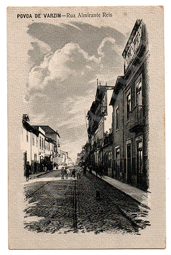 Postal antigo da Póvoa de Varzim