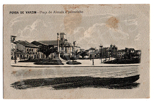 Postal antigo da Póvoa de Varzim