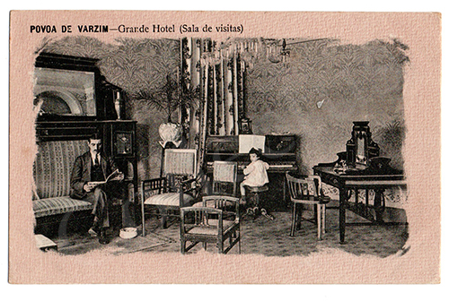 Postal antigo da Póvoa de Varzim