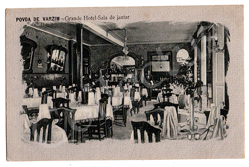 Postal antigo da Póvoa de Varzim