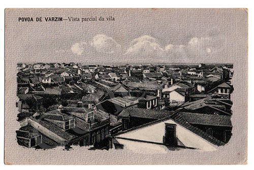 Postal antigo da Póvoa de Varzim