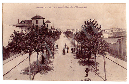 Postal antigo da Póvoa de Varzim