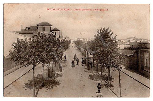 Postal antigo da Póvoa de Varzim