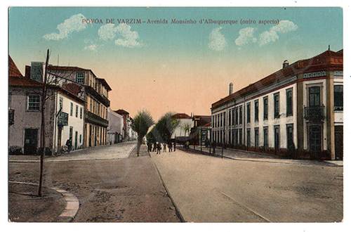 Postal antigo da Póvoa de Varzim