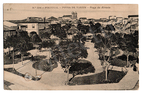 Postal antigo da Póvoa de Varzim