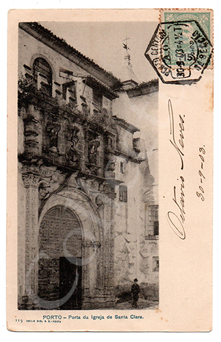 Postal antigo do Porto - Guindaes. Edição Emílio Biel