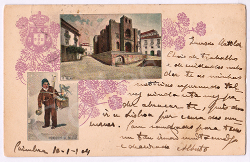 Postal antigo de Coimbra