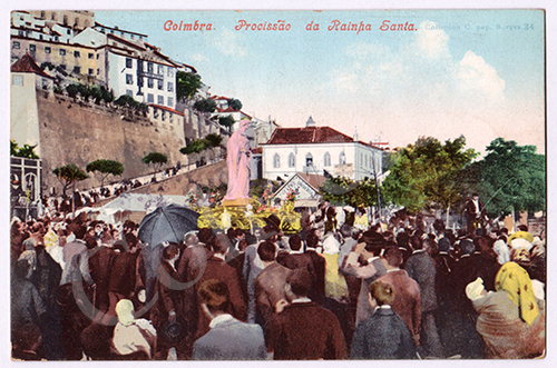 Postal antigo de Coimbra