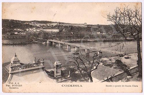 Postal antigo de Coimbra