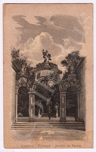 Postal antigo de Coimbra