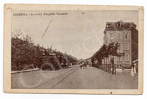 Postal antigo de Coimbra