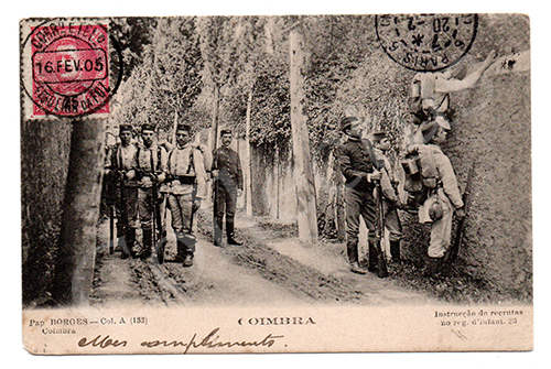 Postal antigo de Coimbra