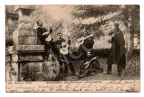 Postal antigo de Coimbra