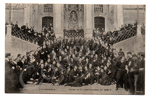 Postal antigo de Coimbra