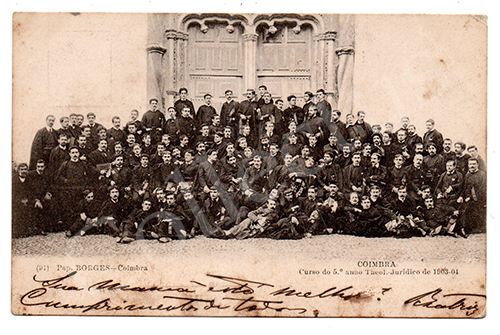 Postal antigo de Coimbra