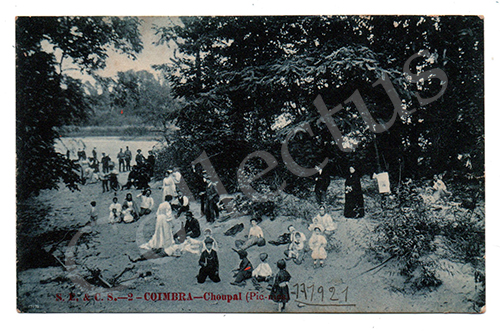 Postal antigo de Coimbra