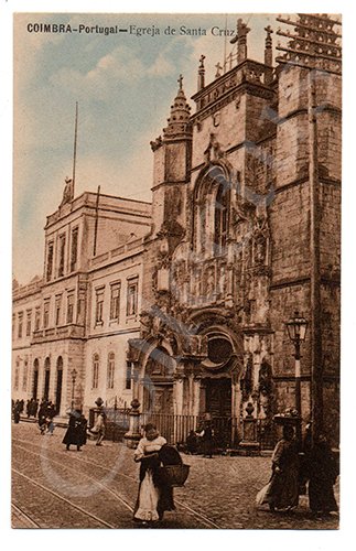 Postal antigo de Coimbra