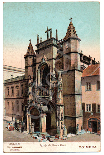 Postal antigo de Coimbra