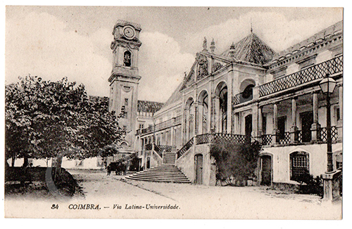 Postal antigo de Coimbra
